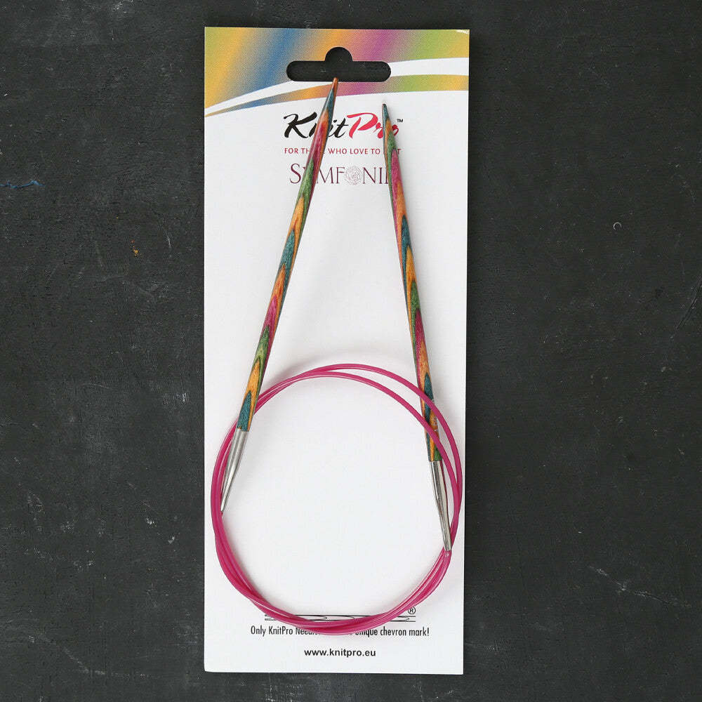 KnitPro Symfonie 5 mm 80 cm Misinalı Şiş - 21339